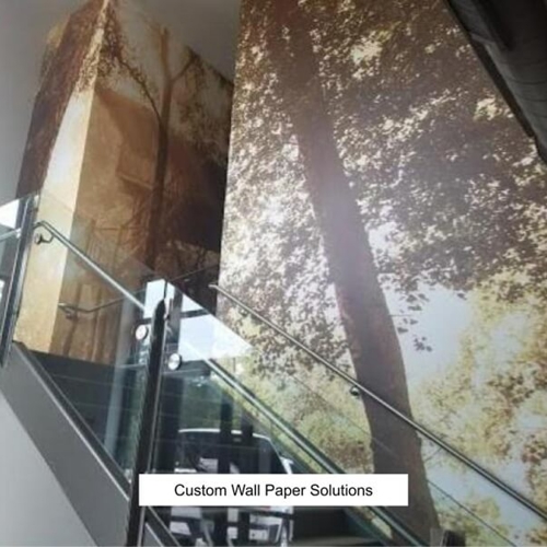 B. Custom Wallpaper Solutions & Custom Vinyl Graphics